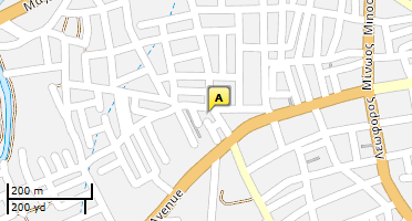 Location of business on map
