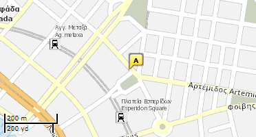 Location of business on map
