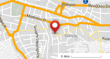 Χάρτης και σημείο της επιχείρησης