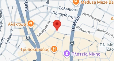 Location of business on map