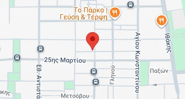 Location of business on map