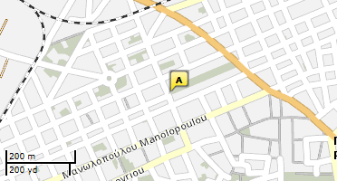 Location of business on map