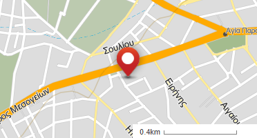 Location of business on map