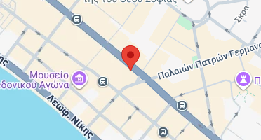 Location of business on map