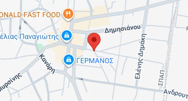 Location of business on map