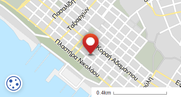 Location of business on map