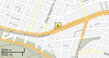 Location of business on map