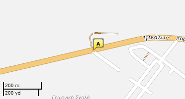 Location of business on map