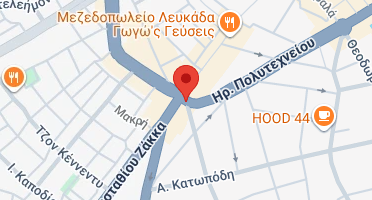 Location of business on map