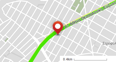 Location of business on map