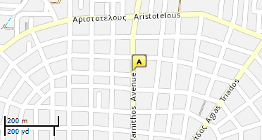 Χάρτης και σημείο της επιχείρησης