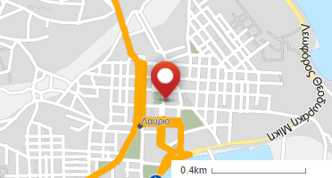 Location of business on map