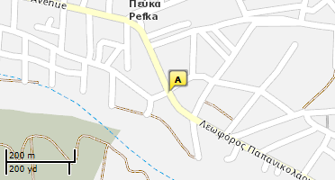 Location of business on map
