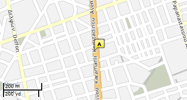 Location of business on map