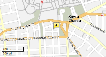 Location of business on map