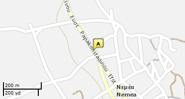 Location of business on map