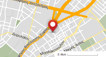 Location of business on map
