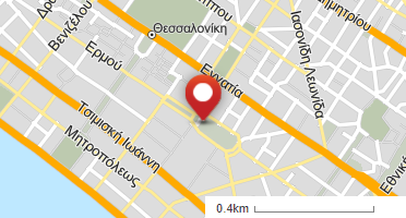 Location of business on map
