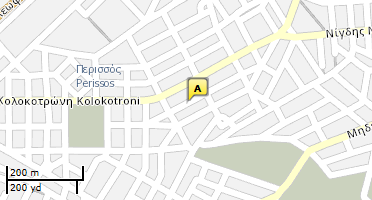Location of business on map