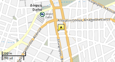 Location of business on map