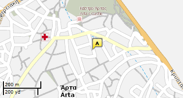 Location of business on map
