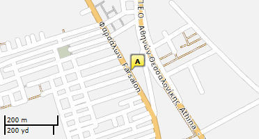 Location of business on map