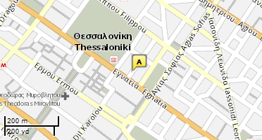 Χάρτης και σημείο της επιχείρησης