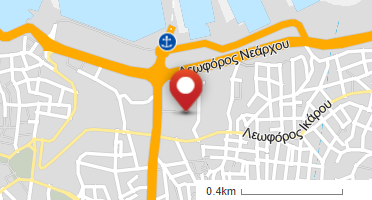 Location of business on map