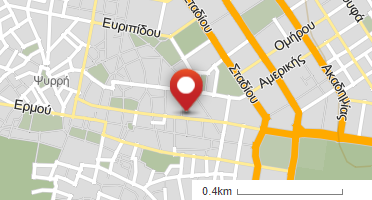 Location of business on map