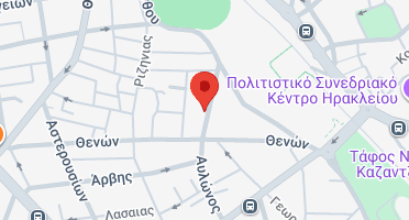 Location of business on map