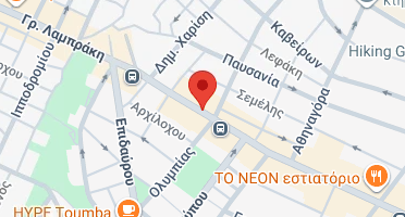 Location of business on map