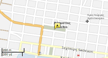 Location of business on map
