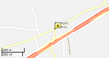 Location of business on map