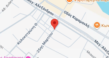 Location of business on map
