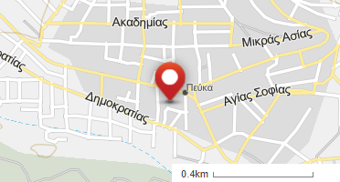 Location of business on map