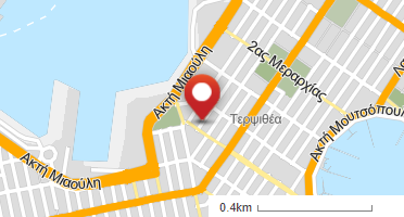 Location of business on map