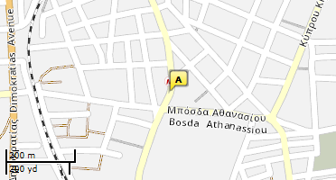 Location of business on map
