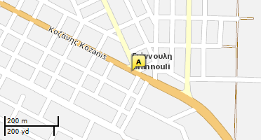 Location of business on map