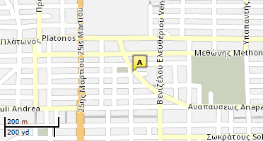 Location of business on map