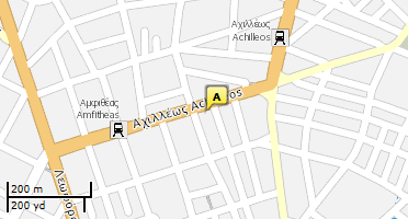 Location of business on map