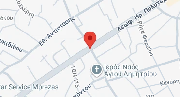 Location of business on map