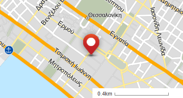 Location of business on map
