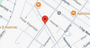 Location of business on map