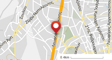 Location of business on map