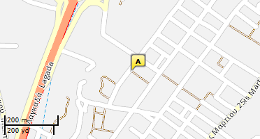 Location of business on map