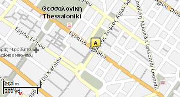 Χάρτης και σημείο της επιχείρησης