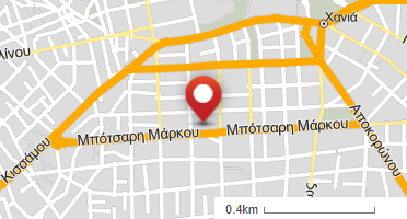 Location of business on map
