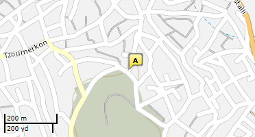 Location of business on map