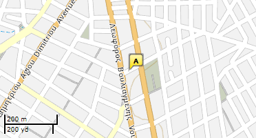 Location of business on map