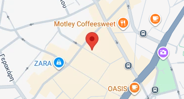 Location of business on map